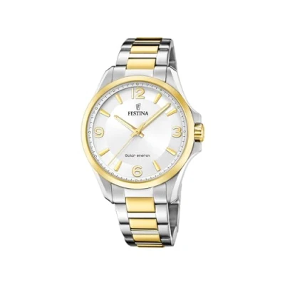 Afbeelding van Festina Solar Energy Horloge silvercoloured, Heren, Maat: One Size, Silver coloured