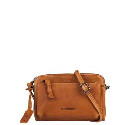 Afbeelding van Burkely Schoudertas, Dames, Maat: One Size, Cognac