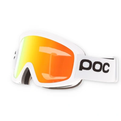 Afbeelding van POC Opsin Unisex Skibril, Maat: One Size, Hydrogen white/sunny orange