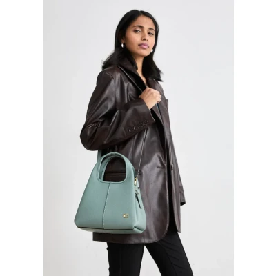 Afbeelding van Coach Polished Pebble Handtas, Dames, Maat: One Size, Sage