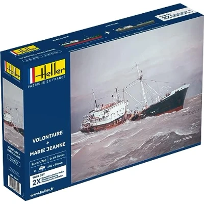 Afbeelding van Heller 1/200 Volontaire Marie + Jeanne Twinsethel85604 modelbouwsets, hobbybouwspeelgoed voor kinderen, modelverf en accessoires