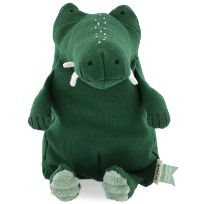 Afbeelding van Trixie PLÜSCHTIER Klein MR Crocodile Knuffel voor kinderen, Maat: One Size, Dark green