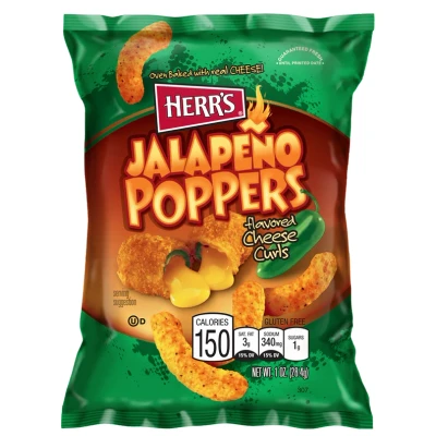 Afbeelding van Herr&#039;s Jalapeno Cheese Curls 199 Gram