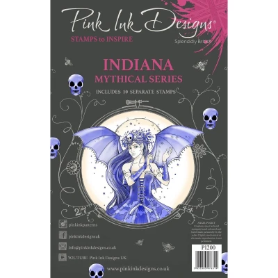 Afbeelding van Pink Ink Designs Clear Stamp Set Indiana