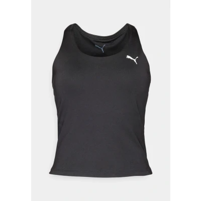 Afbeelding van TAD ESSENTIALS 2 in 1 tanktop voor Dames, Zwart/Wit, Maat 3XL PUMA