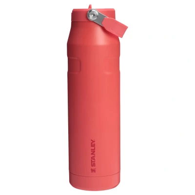 Afbeelding van Stanley PMI The Iceflow Bottle Flip Straw 2.0 Thermosfles 1,06 Liter Hot Coral Oranje Drinkflessen