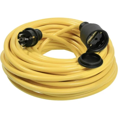 Afbeelding van AS Schwabe 60356 Stroom Verlengkabel Geel 50.00 m AT N07V3V3 F 3G 1,5 mm²