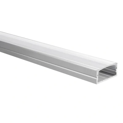 Afbeelding van LED strip profiel Senisa aluminium breed 1m incl. transparante afdekkap