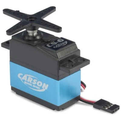 Afbeelding van Carson CS 6 aansluiting kg/JR accessoires voor op afstand bestuurbare auto&#039;s, servomotor, krachtige besturing en servo , modelbouw, 500502036, blauw