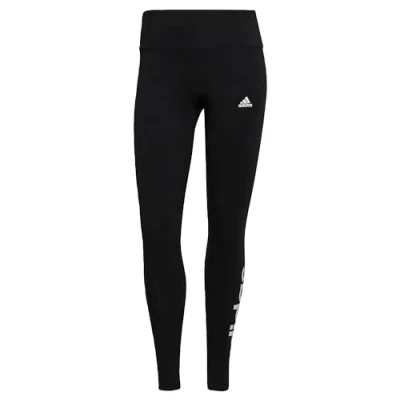 Afbeelding van adidas Sportswear ESSENTIALS HIGH WAISTED LOGO LEGGING Dames Zwart 2XS kort