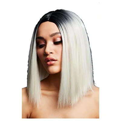 Afbeelding van Fever Kylie Two Toned Blend Ice Blonde Pruik Wit