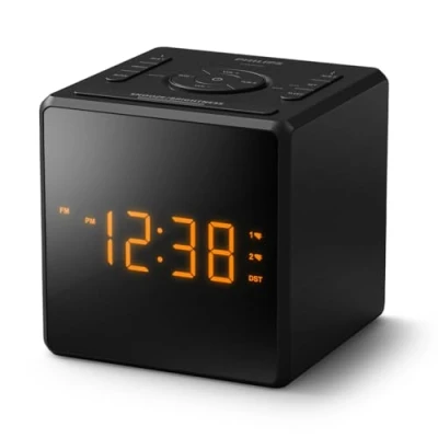 Afbeelding van Philips Sound TAR4500 FM wekkerradio met dubbel alarm en USB C oplaadpoort