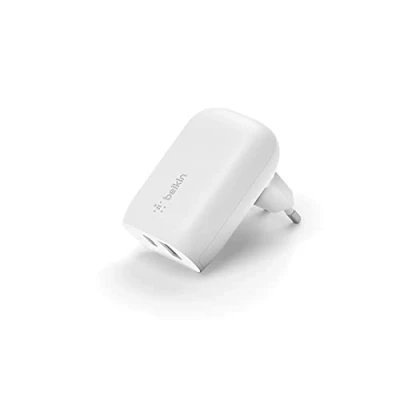Image de Belkin BOOST CHARGE Adaptateur secteur 37 Watt PD 3.0 2 connecteurs de sortie (USB 24 pin USB C)
