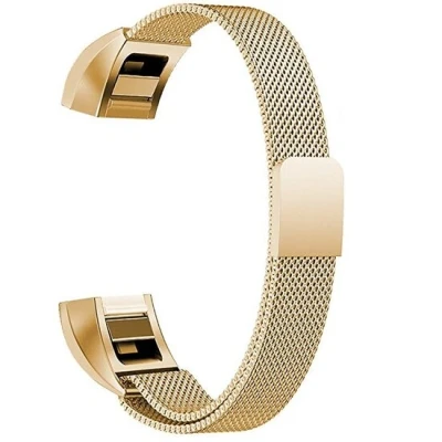 Afbeelding van FitBit Alta HR Milanese bandje Maat: Small Goud