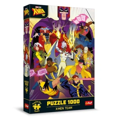 Afbeelding van Trefl Premium Plus Quality Marvel Puzzel: X Men Team 1000 stukjes, puzzelserie met favoriete figuren, perfect op elkaar afgestemde stukken, voor volwassenen en kinderen vanaf 12 jaar