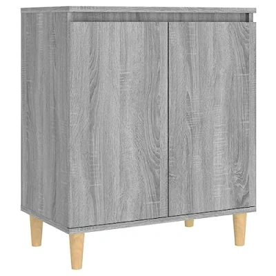 Afbeelding van vidaXL Dressoir Sonoma grijs 60x35x70 cm bewerkt hout