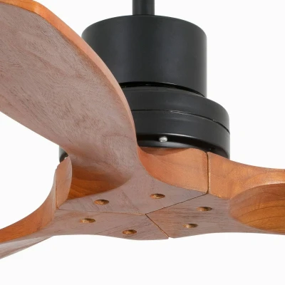 Afbeelding van Plafondventilator Mini Lantau S, zwart/walnoot