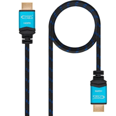 Afbeelding van HDMI Kabel TooQ 10.15.37 V2.0 Zwart Blauw 3 m