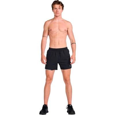 Afbeelding van 2XU AERO 5 INCH Korte broeken, Heren, Maat: XXL, Black silver reflective