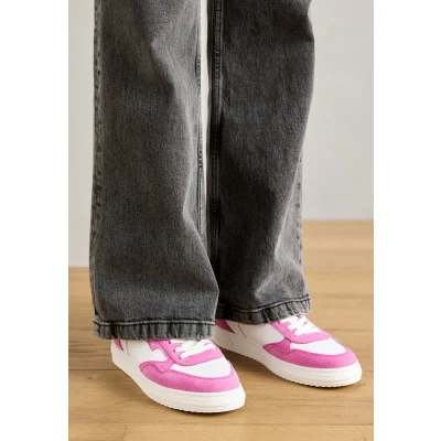 Afbeelding van Tamaris Sneakers laag, Dames, Maat: 38, Pink Leer/ synthetisch