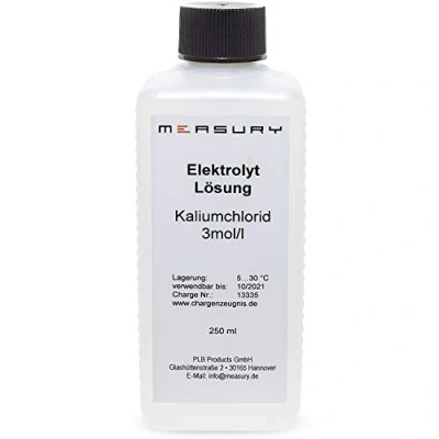 Afbeelding van Measury Solución de Almacenamiento voor PH en Redox elektrodos, KCL Cloruro Potasio 3? Elektrolíticos MOL/l