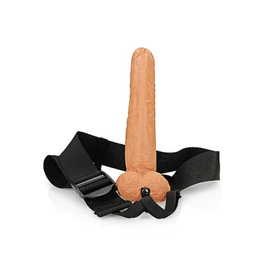 Afbeelding van Strap On met Holle Dildo 23 cm Licht Getint