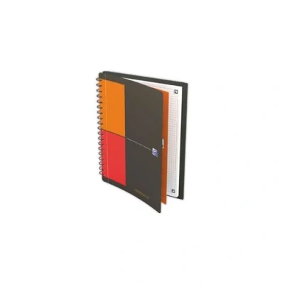Image de oxford international cahier meetingbook, b5, quadrillé noir