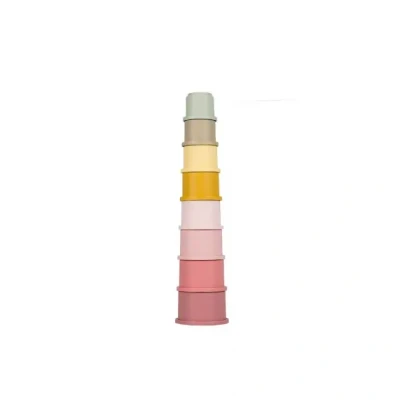 Afbeelding van Little Dutch Stapelbekers Roze