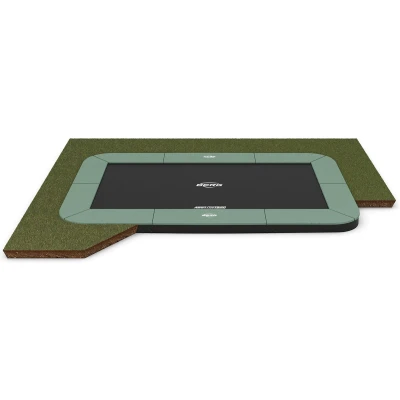 Afbeelding van BERG SPORTS Ultim Champion ECO FlatGround Trampoline Volledig Circulair Rechthoek 410 cm Groen