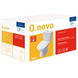 Afbeelding van Villeroy &amp; Boch O.Novo duoblokpot diepspoel combipack wit ceramic+