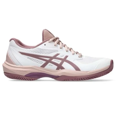 Afbeelding van Asics GAME FF Padelschoenen, Dames, Maat: 37, White/purple oxide Textiel/ synthetisch