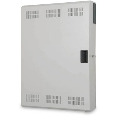 Image de DIGITUS Professional DN 19 WM 3H3V SL Armoire montable sur mur gris clair, RAL 7035 3U 19&quot;