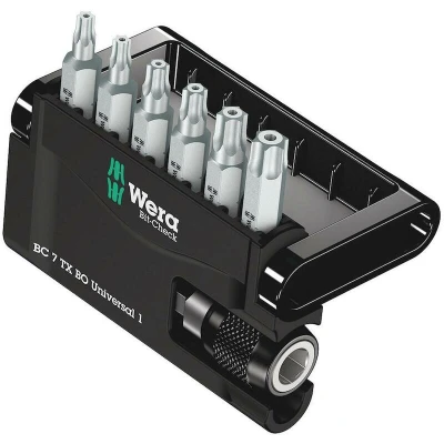 Image de WERA Bit Check 7 TX BO Universal 1 jeu d&#039;embouts de tournevis pièces 05056158001