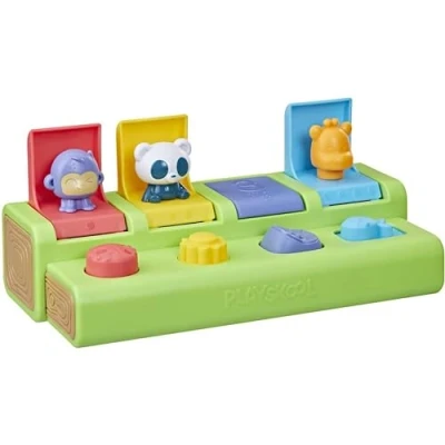 Afbeelding van Playskool Springdieren, koekoeksspeelgoed voor baby&#039;s en peuters, vanaf 9 maanden, (exclusief Amazon)