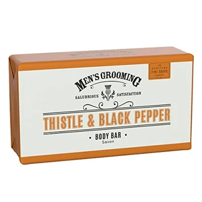 Afbeelding van Scottish Fine Soaps Men&#039;s Grooming Thistle &amp; Black Pepper Body Bar Zeep 220 gr