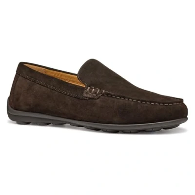 Afbeelding van Geox U Spherica EC Mocassins, Heren, Maat: 45, Dark brown Kalfsleer