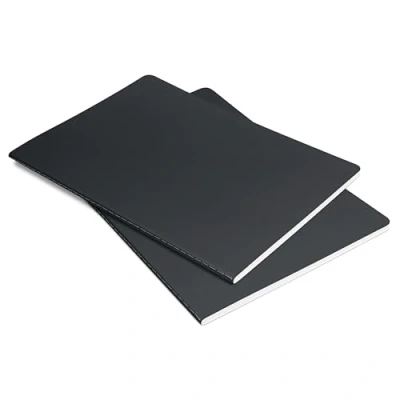 Afbeelding van Notitieschrift Linescape Neo A5 2st.d.grijs/l.grijs lijn 68 pag 80gr.