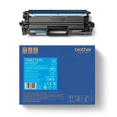 Image de Brother TN 821XXLC Ultra High Yield cyan original cartouche de toner