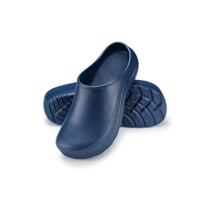 Afbeelding van ESTRO Clogs voor dames, tuin, klompen, kunststof, heren, klomp, licht, tuinklomp heren CC01, Donkerblauw
