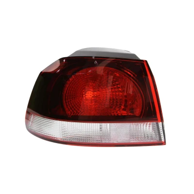 Afbeelding van TYC 11 11434 2 Achterlicht Links Buitenste deel Rookgrijs Zonder lamphouder VOLKSWAGEN: GOLF 6