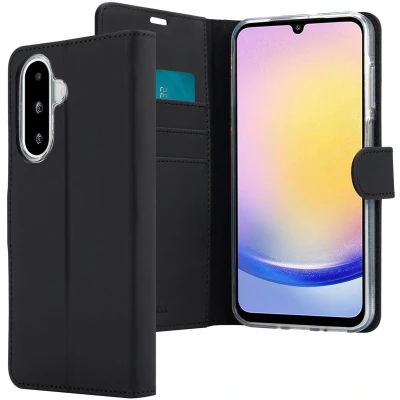 Afbeelding van Accezz Hoesje Geschikt voor Samsung Galaxy A26 Met Pasjeshouder Wallet Softcase Bookcase Zwart