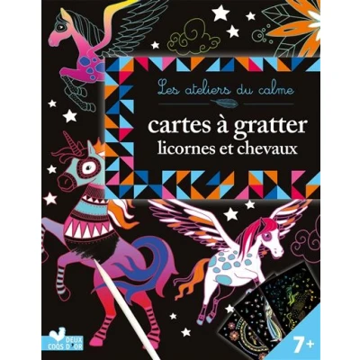 Image de Cartes à gratter Licornes et chevaux