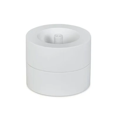 Afbeelding van MAUL papercliphouder Pro ECO magnetisch, Ø7.3x6cm, 85% gerecycled kunststof wit papierklemhouder