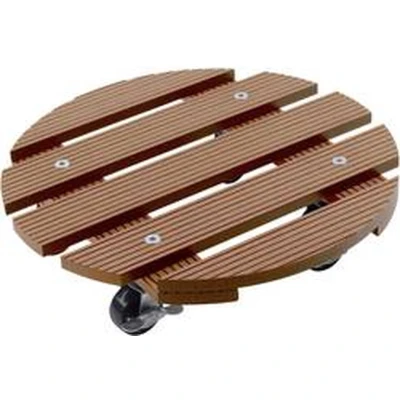 Afbeelding van Metafranc WU0825120 Transportroller Houtcomposiet (WPC) Laadvermogen (max.): 60 kg 300 mm x 73 Aantal rollers 4