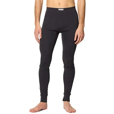 Afbeelding van Timone Heren Thermobroek Sport Sporbroek Lang Katoen TI TI30 127 Grafiet L