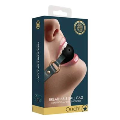Afbeelding van Shots Ouch! Ballgag met Gaten green