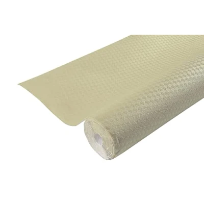 Image de Pro Nappe Réf R802024I jetable en papier gaufré Gaufrage unique, esthétique et profond Rouleau de 20 M long 1,18 large Couleur ivoire Fabriqué France
