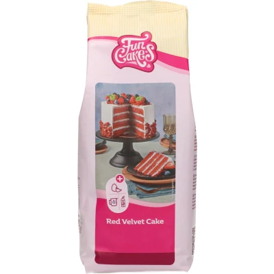 Afbeelding van FunCakes Bakmix voor Red Velvet Cake Cakemix Taartmix 1kg