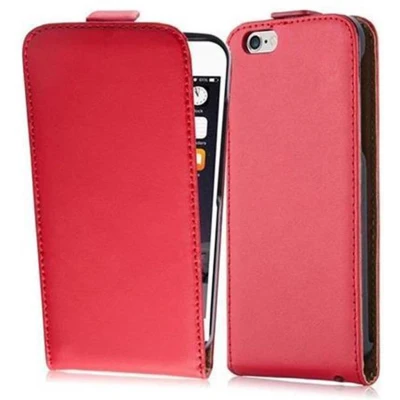 Afbeelding van Cadorabo Hoesje geschikt voor Apple iPhone 6 / 6S in CHILI ROOD Beschermhoes Case Cover flip design, gemaakt van glad kunstleder