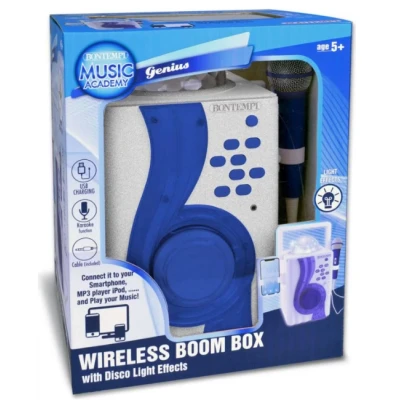Afbeelding van Bontempi Karaoke Draadloos Junior 30 X 40 22 Cm Blauw/zilver